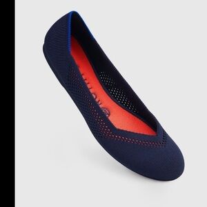 ROTHY'S size 8.5 navy lattice stitch maritime navy retired loafers